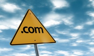 dot com domain ending