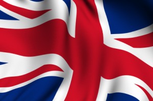 British flag representing .uk domains