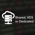 Hosting; Shared, VDS, Dedicated.